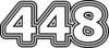 448 — изображение числа четыреста сорок восемь (картинка 7)