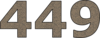 449 — изображение числа четыреста сорок девять (картинка 2)