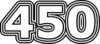 450 — изображение числа четыреста пятьдесят (картинка 7)