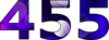 455 — изображение числа четыреста пятьдесят пять (картинка 2)