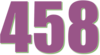 458 — изображение числа четыреста пятьдесят восемь (картинка 3)