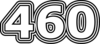 460 — изображение числа четыреста шестьдесят (картинка 7)