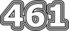 461 — изображение числа четыреста шестьдесят один (картинка 7)