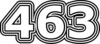463 — изображение числа четыреста шестьдесят три (картинка 7)
