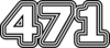 471 — изображение числа четыреста семьдесят один (картинка 7)