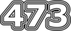 473 — изображение числа четыреста семьдесят три (картинка 7)