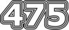 475 — изображение числа четыреста семьдесят пять (картинка 7)