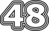 48 — изображение числа сорок восемь (картинка 7)
