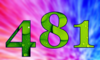 481 — изображение числа четыреста восемьдесят один (картинка 5)