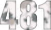 481 — изображение числа четыреста восемьдесят один (картинка 6)
