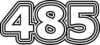 485 — изображение числа четыреста восемьдесят пять (картинка 7)