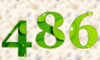 486 — изображение числа четыреста восемьдесят шесть (картинка 5)