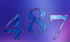 487 — изображение числа четыреста восемьдесят семь (картинка 5)