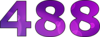 488 — изображение числа четыреста восемьдесят восемь (картинка 2)