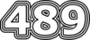 489 — изображение числа четыреста восемьдесят девять (картинка 7)