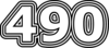 490 — изображение числа четыреста девяносто (картинка 7)