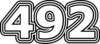 492 — изображение числа четыреста девяносто два (картинка 7)