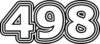 498 — изображение числа четыреста девяносто восемь (картинка 7)