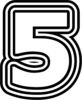 5 — изображение числа пять (картинка 7)