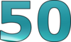 50 — изображение числа пятьдесят (картинка 2)