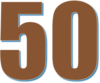 50 — изображение числа пятьдесят (картинка 3)