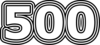 500 — изображение числа пятьсот (картинка 7)