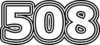 508 — изображение числа пятьсот восемь (картинка 7)