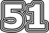51 — изображение числа пятьдесят один (картинка 7)