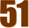 51 — изображение числа пятьдесят один (картинка 3)