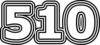 510 — изображение числа пятьсот десять (картинка 7)