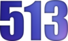 513 — изображение числа пятьсот тринадцать (картинка 6)