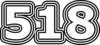 518 — изображение числа пятьсот восемнадцать (картинка 7)