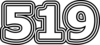 519 — изображение числа пятьсот девятнадцать (картинка 7)