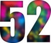 52 — изображение числа пятьдесят два (картинка 6)
