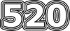520 — изображение числа пятьсот двадцать (картинка 7)