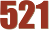 521 — изображение числа пятьсот двадцать один (картинка 3)
