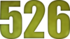526 — изображение числа пятьсот двадцать шесть (картинка 6)