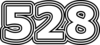 528 — изображение числа пятьсот двадцать восемь (картинка 7)