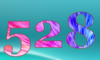 528 — изображение числа пятьсот двадцать восемь (картинка 5)