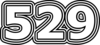 529 — изображение числа пятьсот двадцать девять (картинка 7)