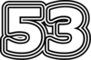53 — изображение числа пятьдесят три (картинка 7)