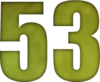 53 — изображение числа пятьдесят три (картинка 6)