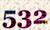 532 — изображение числа пятьсот тридцать два (картинка 5)