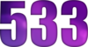 533 — изображение числа пятьсот тридцать три (картинка 6)