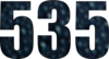 535 — изображение числа пятьсот тридцать пять (картинка 6)