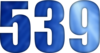 539 — изображение числа пятьсот тридцать девять (картинка 6)