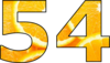 54 — изображение числа пятьдесят четыре (картинка 2)