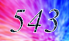 543 — изображение числа пятьсот сорок три (картинка 4)