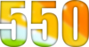 550 — изображение числа пятьсот пятьдесят (картинка 6)