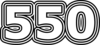 550 — изображение числа пятьсот пятьдесят (картинка 7)